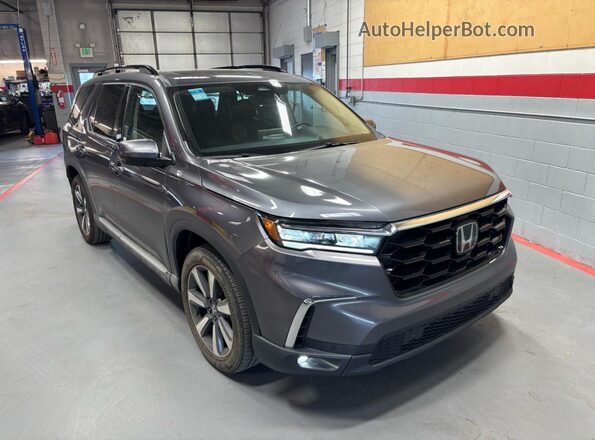 5FNYG1H70SB011350 2025 HONDA PILOT Charcoal Առջևի ձախ երեք քառորդ տեսարան