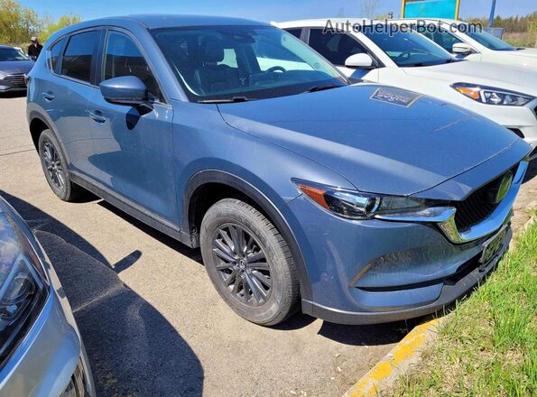 JM3KFBCM4M0101699 2021 MAZDA CX-5 Blue Задня ліва чверть