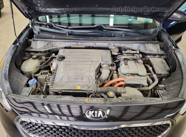 KNDCB3LC0J5139306 2018 KIA NIRO Черный Вид подкапотного пространства