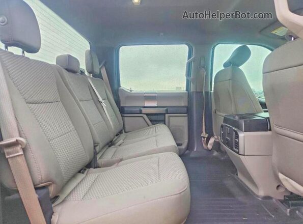 1FTEW1CP3JKC79307 2018 FORD F150 Серый Вид салона спереди
