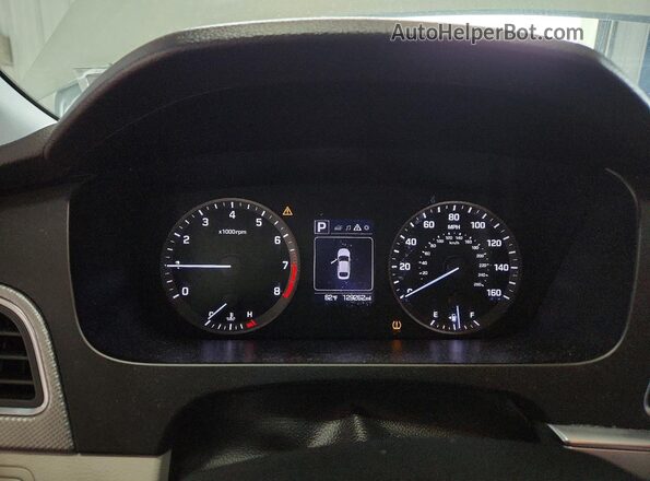 5NPE24AF5GH364597 2016 HYUNDAI SONATA Белый Вид задних сидений