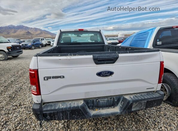 1FTMF1CB0JKE49607 2018 FORD F150 White Widok wnętrza z przodu