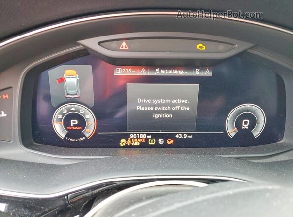WA1AVAF17KD038696 2019 AUDI Q8 Gray უკანა სავარძლების ხედი