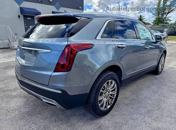 1GYKNDRS7LZ196339 2020 CADILLAC XT5 Серый Передняя правая четверть