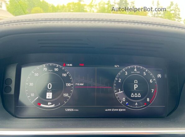 SALGS2RU2MA434021 2021 LAND ROVER RANGE Gray Widok zestawu wskaźników
