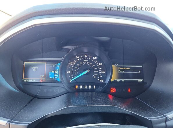 2FMPK4J99JBC61071 2018 FORD EDGE Белый Вид задних сидений