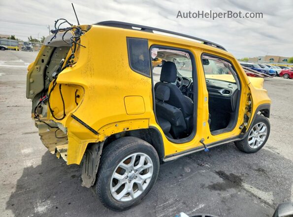 ZACCJABB3JPH84216 2018 JEEP RENEGADE Желтый Передняя правая четверть