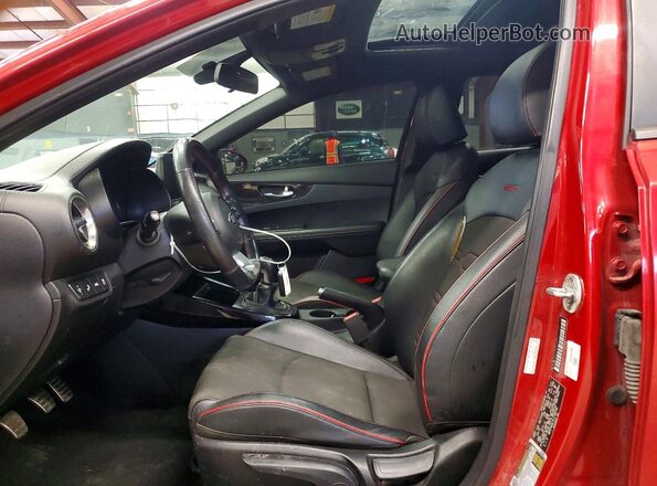 3KPF44AC7LE168793 2020 KIA FORTE Бордовый Вид панели приборов