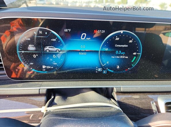 4JGFB4JB0LA114215 2020 MERCEDES-BENZ GLE Синий Вид задних сидений
