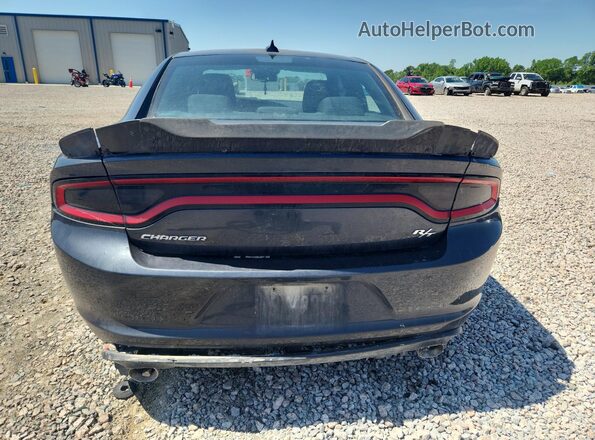 2C3CDXCT4GH227752 2016 DODGE CHARGER Gray Вид салону спереду