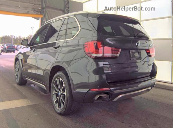 5UXKR0C54J0X91963 2018 BMW X5 Серый Передняя правая четверть
