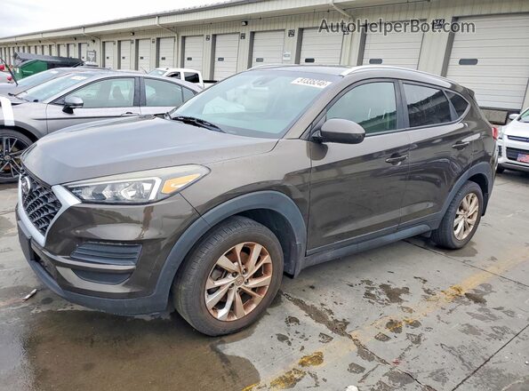 KM8J33A47KU977917 2019 HYUNDAI TUCSON Коричневый Задняя левая четверть