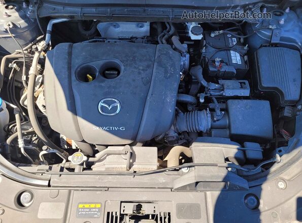 JM3KFBCM4M0101699 2021 MAZDA CX-5 Blue Вид панелі приладів