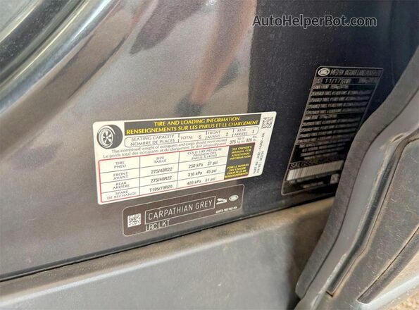 SALGS5RE2JA382234 2018 LAND ROVER RANGE Черный Вид задних сидений