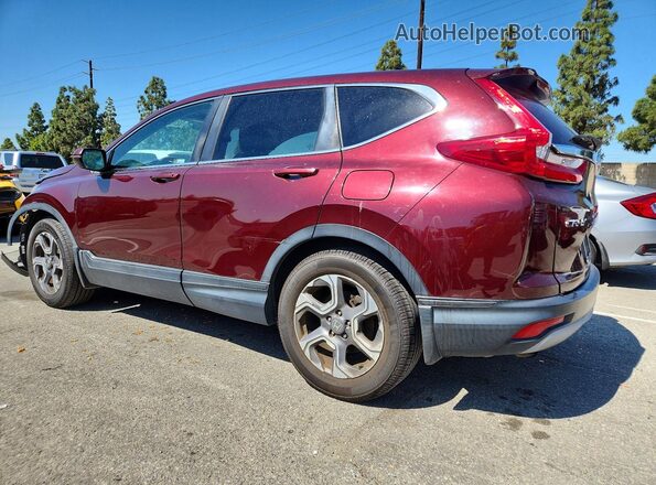 7FARW1H51HE047485 2017 HONDA CRV Бордовый Задняя правая четверть