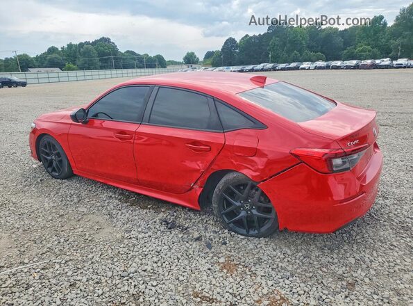 2HGFE2F56NH580532 2022 HONDA CIVIC Red Задня права чверть