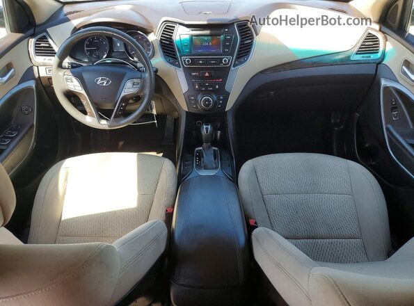 5XYZT3LB9JG572466 2018 HYUNDAI SANTA Серый Вид щитка приборов