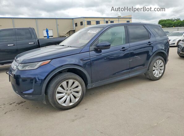 SALCP2FXXLH841749 2020 LAND ROVER DISCOVERY Синий Передняя левая четверть
