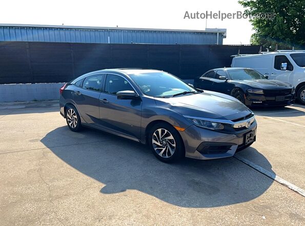 19XFC2F7XJE031850 2018 HONDA CIVIC Gray Rear left