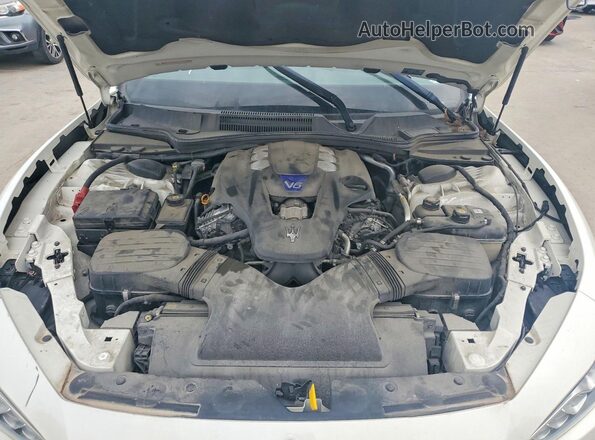 ZAM57RTA9G1177091 2016 MASERATI GHIBLI White Widok komory silnika
