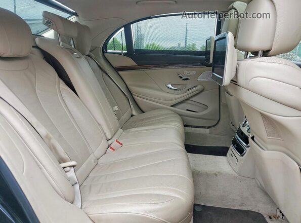 WDDUG6DB3HA291231 2017 MERCEDES-BENZ S Black Widok wnętrza z tyłu