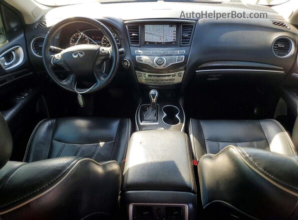 5N1DL0MN6HC503987 2017 INFINITI QX60 Black Instrument cluster view