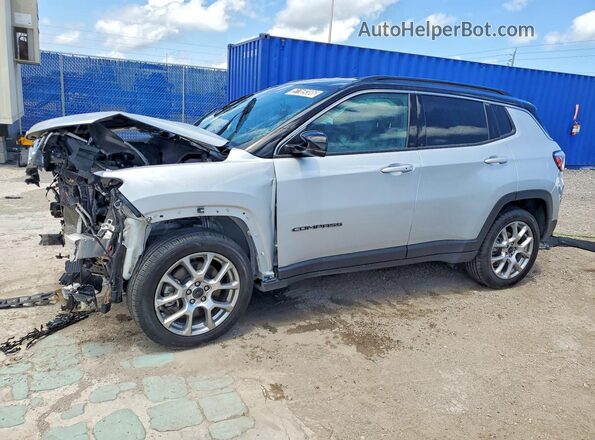 3C4NJDCNXST508077 2025 JEEP COMPASS Серебряный Передняя левая четверть