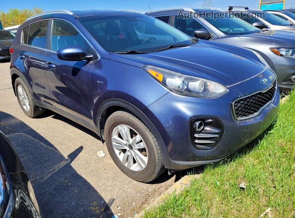 KNDPMCAC5H7241438 2017 KIA SPORTAGE Blue Tył lewy