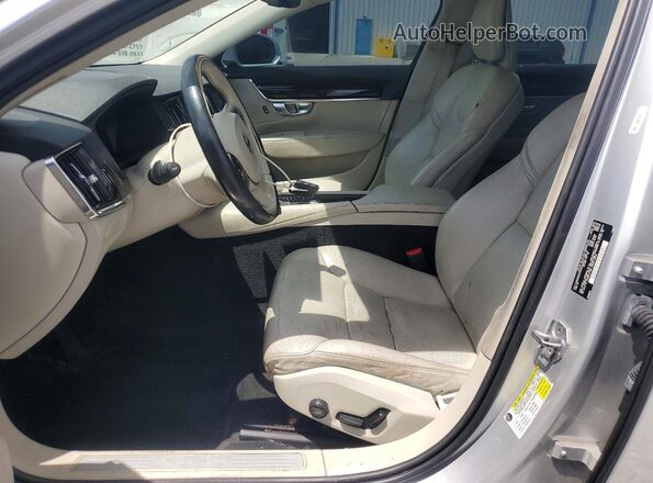 LVY982MK6JP016406 2018 VOLVO S90 Серебряный Вид панели приборов