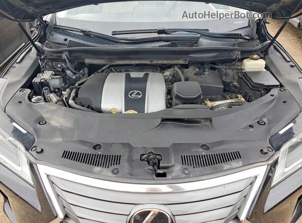 2T2BZMCA4GC013601 2016 LEXUS RX 350 Черный Вид подкапотного пространства
