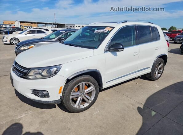 WVGUV7AX5HW507536 2017 VOLKSWAGEN TIGUAN White Vista tres cuartos delantera izquierda