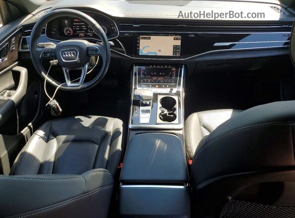 WA1FVAF12LD009176 2020 AUDI Q8 Gray Вид щитка приладів