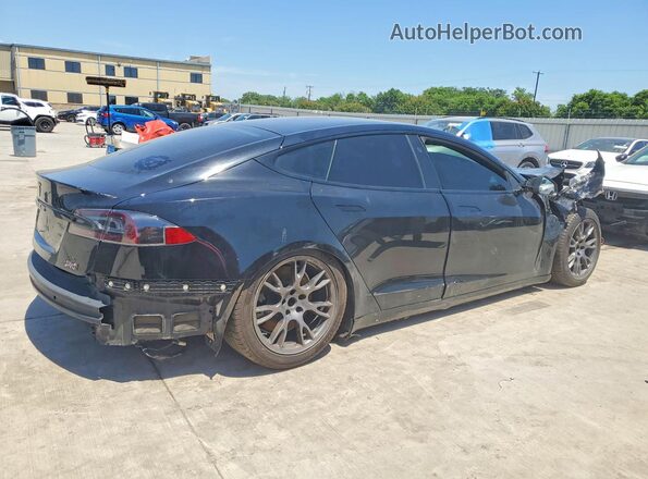 5YJSA1E6XNF471526 2022 TESLA MODEL S Black Przód prawy