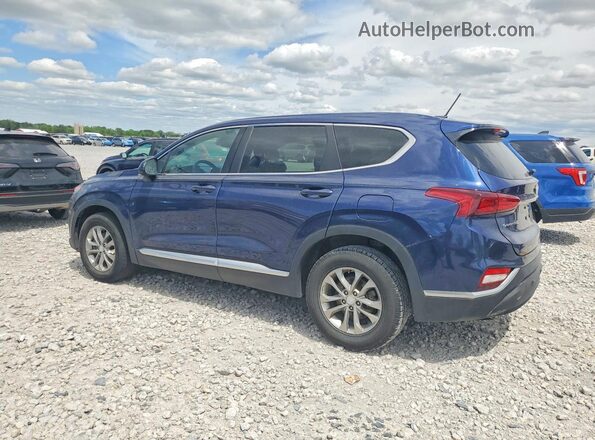 5NMS23AD5KH106937 2019 HYUNDAI SANTA Blue Trasero derecho