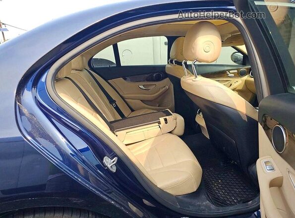 55SWF4KBXHU216920 2017 MERCEDES-BENZ C Blue Front interior view