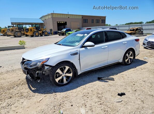 5XXGT4L32KG349942 2019 KIA OPTIMA Белый Передняя левая четверть