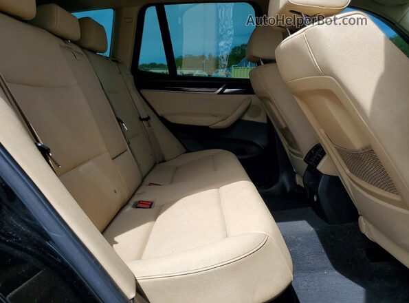 5UXWX9C53H0T06752 2017 BMW X3 Черный Вид подкапотного пространства