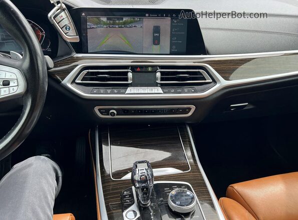 5UXCW2C06M9F67044 2021 BMW X7 Черный Вид задней части салона