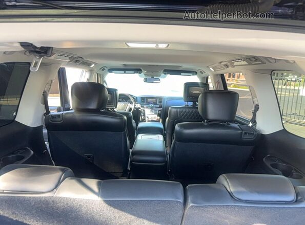 JN8AZ2NF8K9685855 2019 INFINITI QX80 Синий Вид наклейки с VIN-кодом