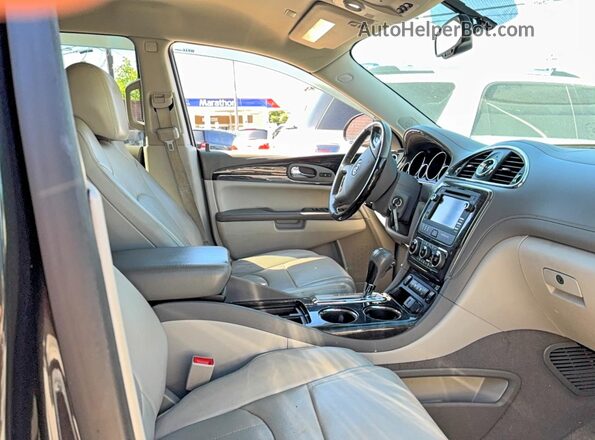 5GAKRBKD9HJ289882 2017 BUICK ENCLAVE Gray Widok z tyłu