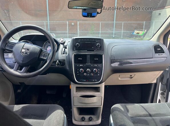 2C4RDGBG3GR342217 2016 DODGE GRAND Белый Вид щитка приборов