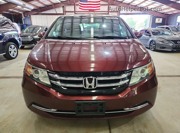 5FNRL5H6XGB122655 2016 HONDA ODYSSEY Бордовый Вид сзади