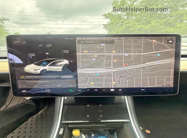 5YJ3E1EA4LF797316 2020 TESLA MODEL 3 Белый Вид наклейки с VIN-кодом