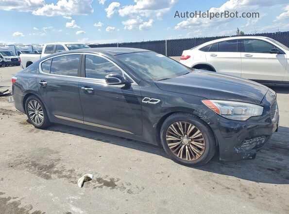 KNALT4D39G6031302 2016 KIA K900 Black Widok z przodu