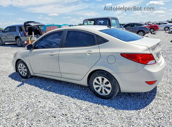 KMHCT4AE6HU182681 2017 HYUNDAI ACCENT Бежевый Задняя правая четверть
