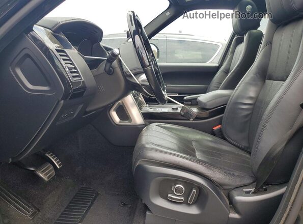 SALGS2FE6HA322518 2017 LAND ROVER RANGE Черный Вид панели приборов