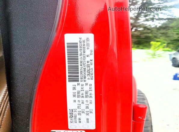 1C4BJWEGXGL115678 2016 JEEP WRANGLER Красный Вид наклейки с VIN-кодом