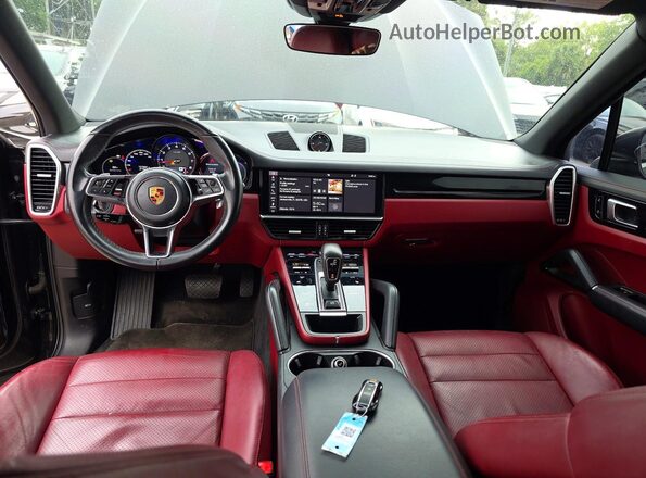 WP1AA2AYXKDA09414 2019 PORSCHE CAYENNE Черный Вид задних сидений