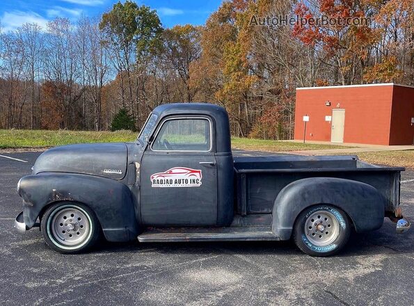 9HPA2092 1950 CHEVROLET 3100 Серый Вид наклейки с VIN-кодом
