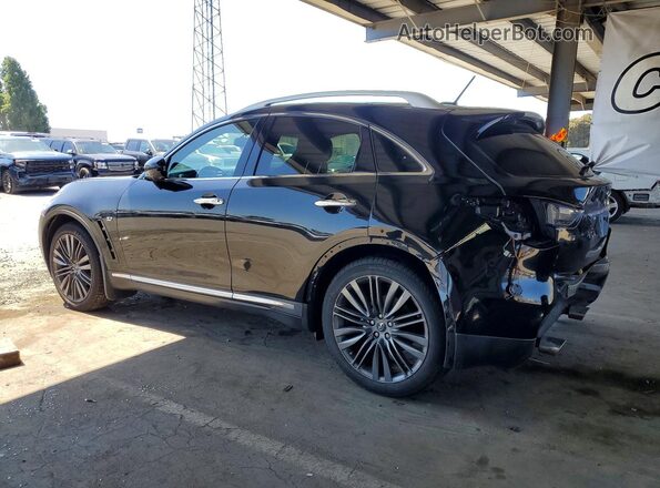 JN8CS1MU0HM144151 2017 INFINITI QX70 Черный Задняя правая четверть